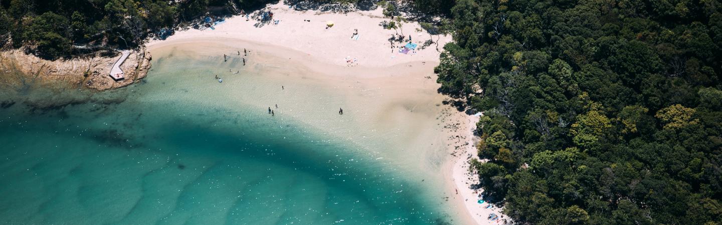 Tallebudgera creek aerial