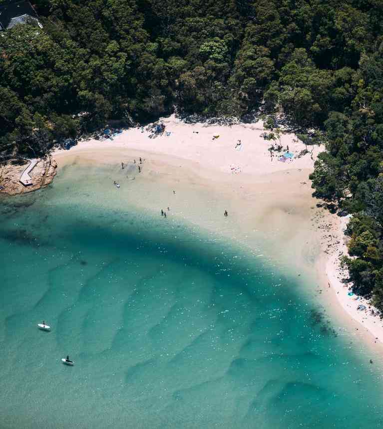 Tallebudgera creek aerial